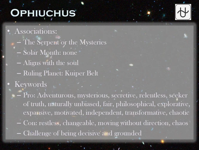 Common Weaknesses Of Ophiuchus