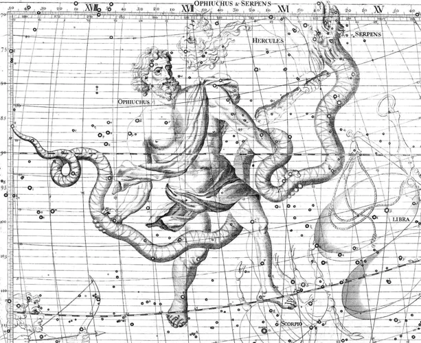 The Love Story Of Scorpio And Ophiuchus